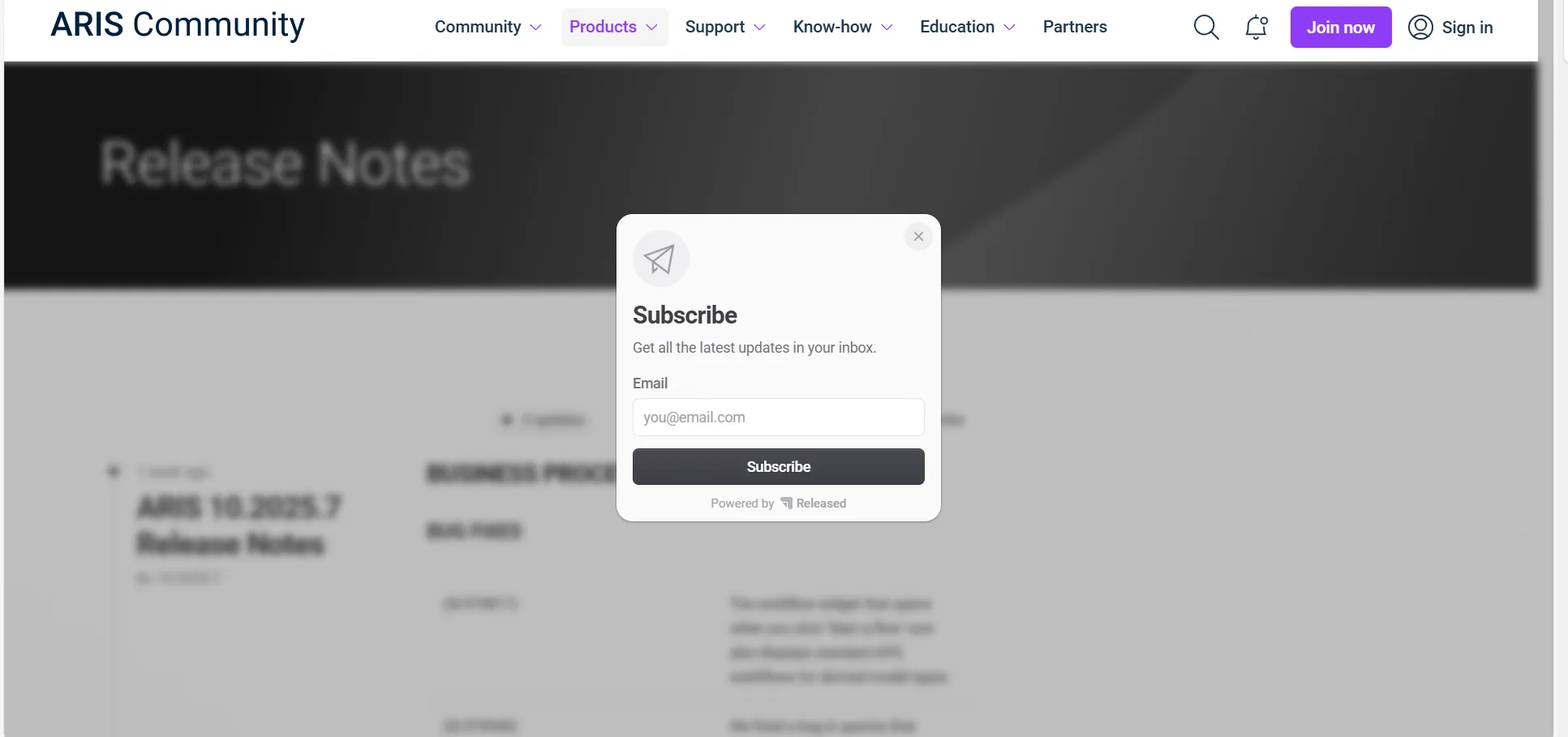 Subscribe to Release Notes