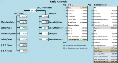 Excel Ratio Analysis Small