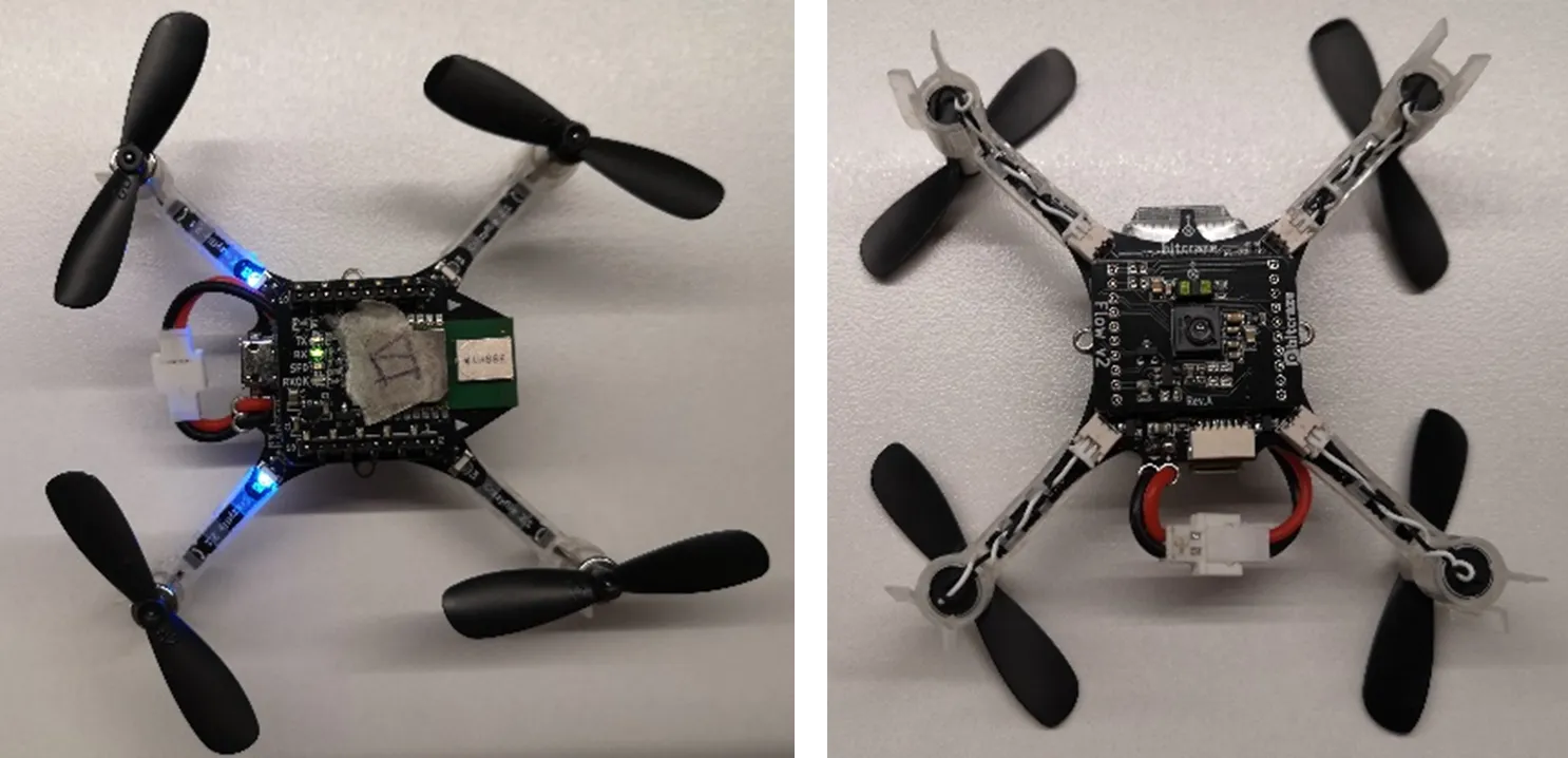 The Crazyflie drone model 2.1