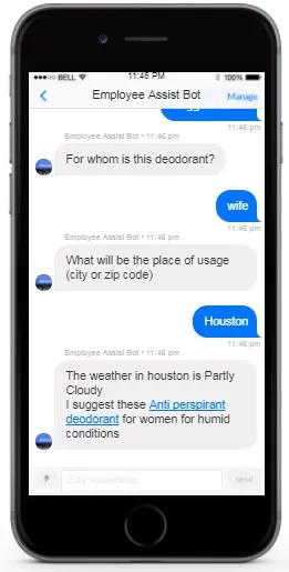 Employee Assist Bot for HR, e-commerce, and financial use cases