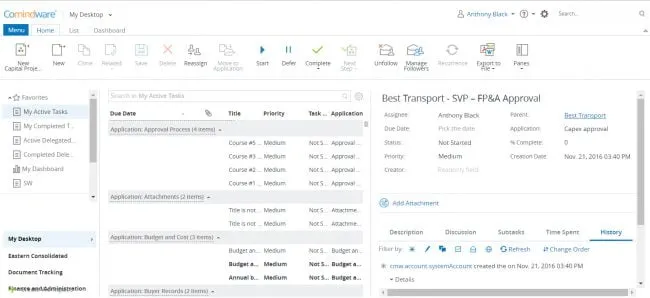 Workflow tasks management Workflow tasks management