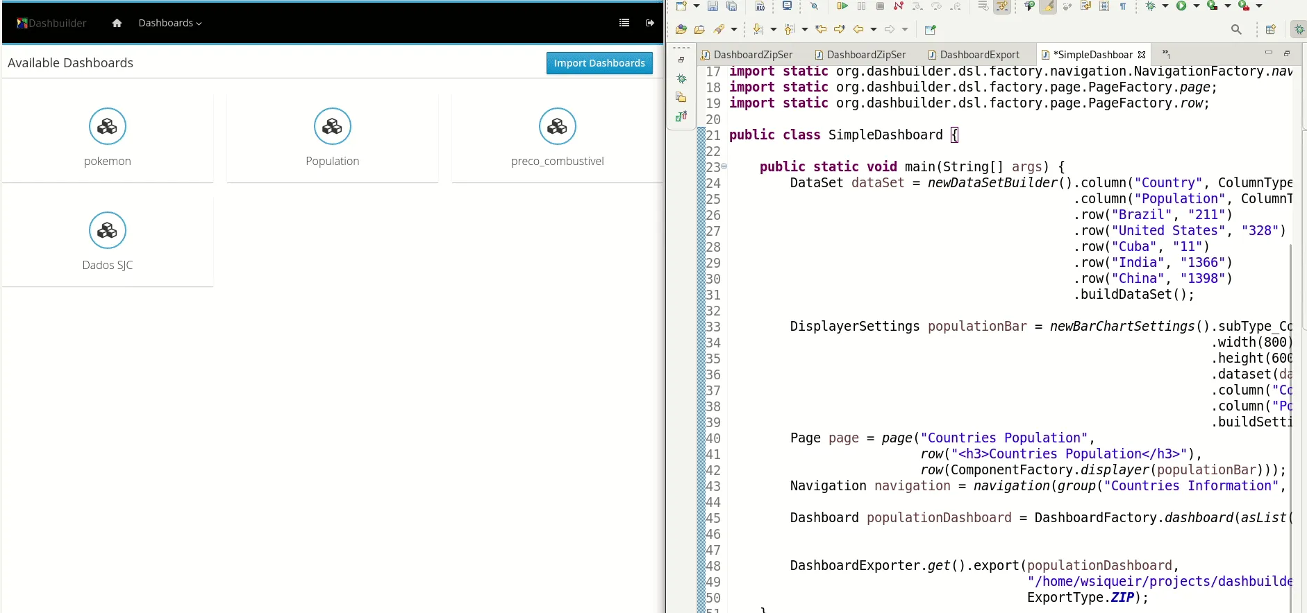 Dashbuilder Dashbuilder