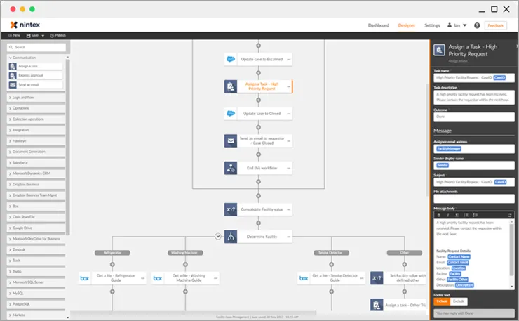 Nintex BPM tool