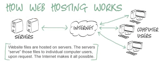 what is web hosting and how does it work