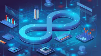 This is an image representing how interconnected coding is, how it increases risk and why devsecops best practices matter.