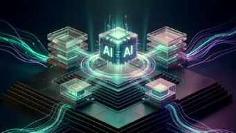 dark background with illustration of secure AI connections, indicating agentic appsec.