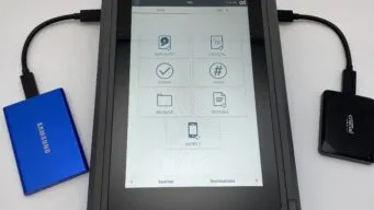 This is an image of the home screen of the new OpenText Forensic TX2 Imager