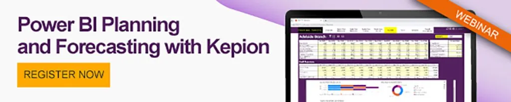Power BI Planning and Forecasting with Kepion CTA