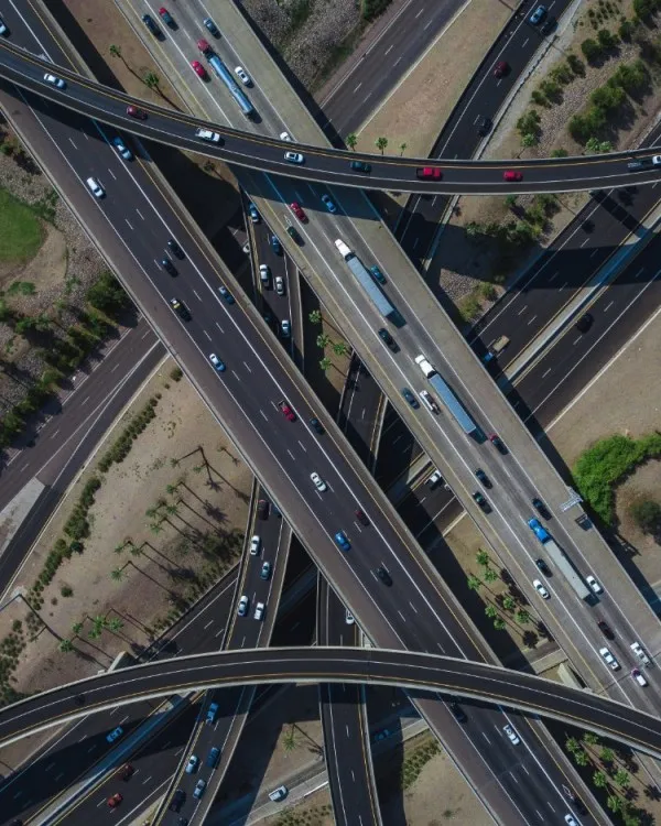 7 Civil Engineering Advancements You Need to Know roads and bridges from above