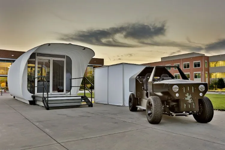 7 Types of Additive Manufacturing 3D printed building