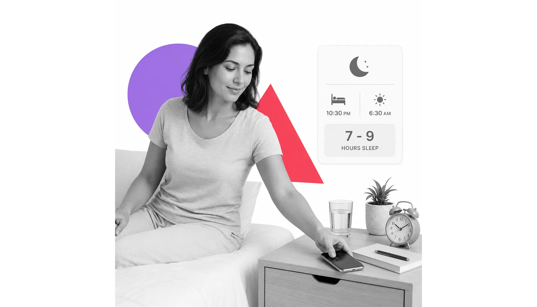 Consistent sleep routine supporting workplace motivation
