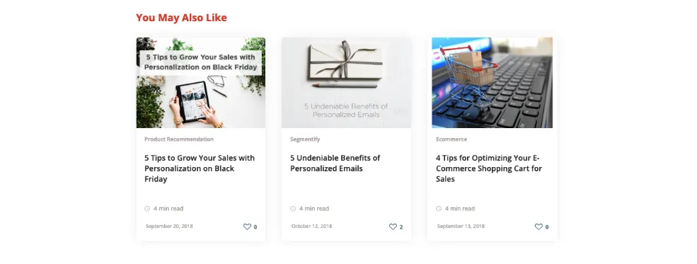 content personalization