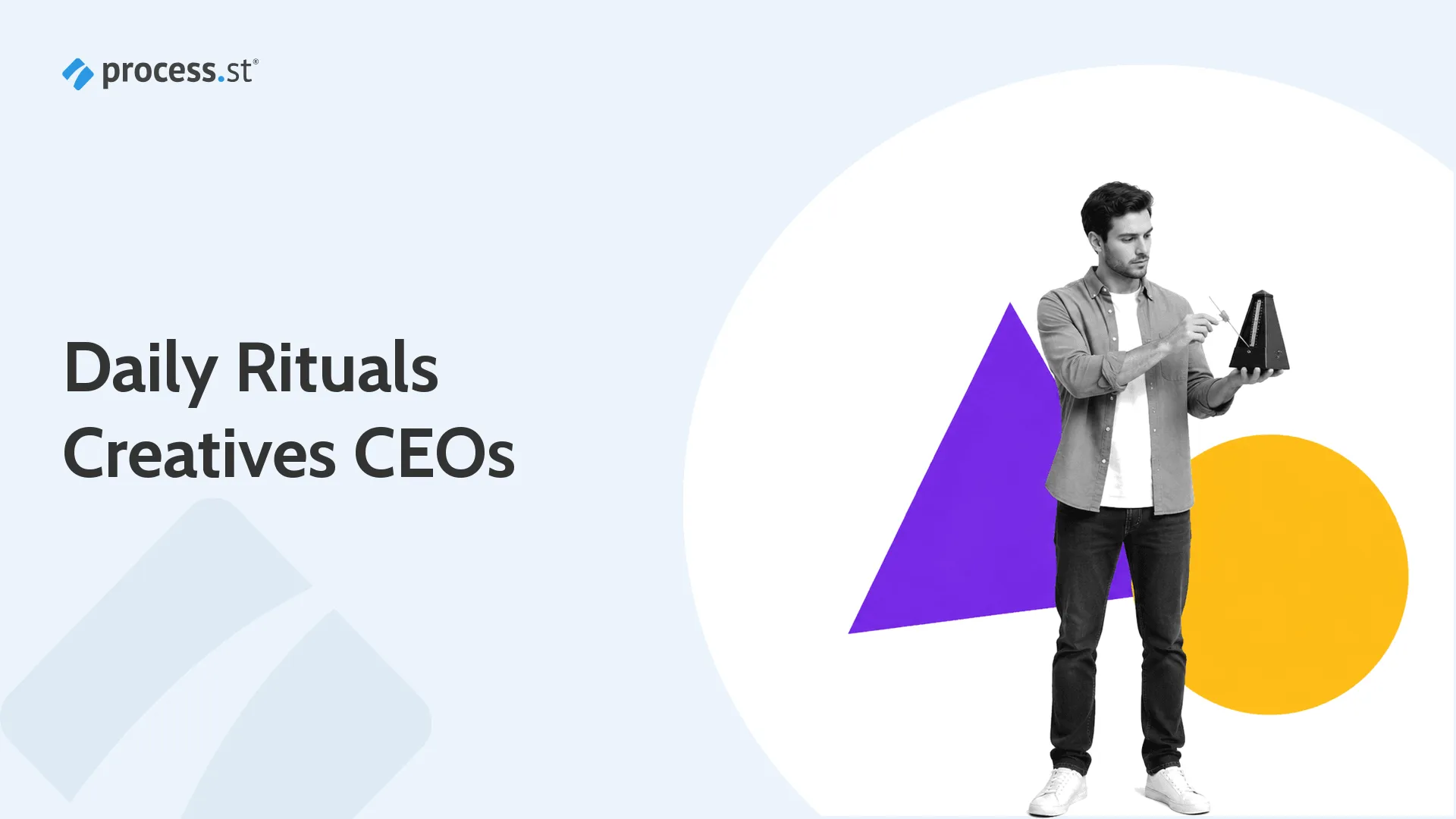 Header image for daily rituals used by creatives and CEOs