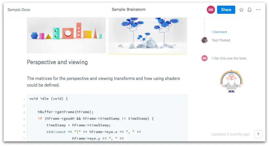 Dropbox Paper Software Documentation