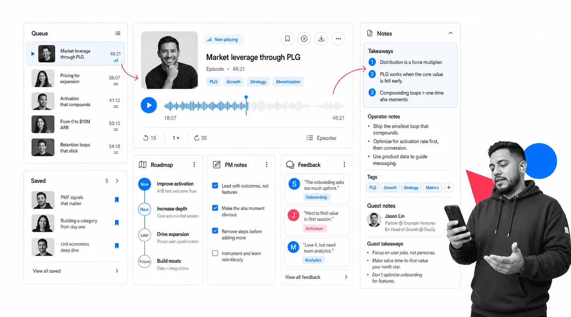 Lenny's Podcast podcast recommendation interface