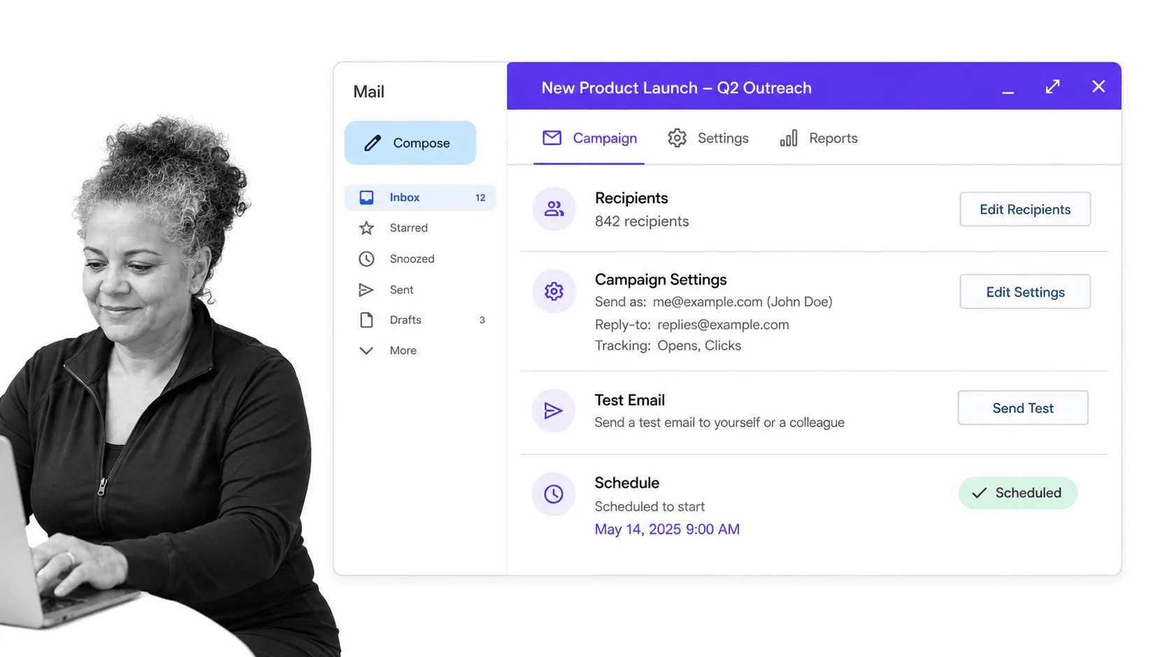 GMass browser workflow for digital marketers