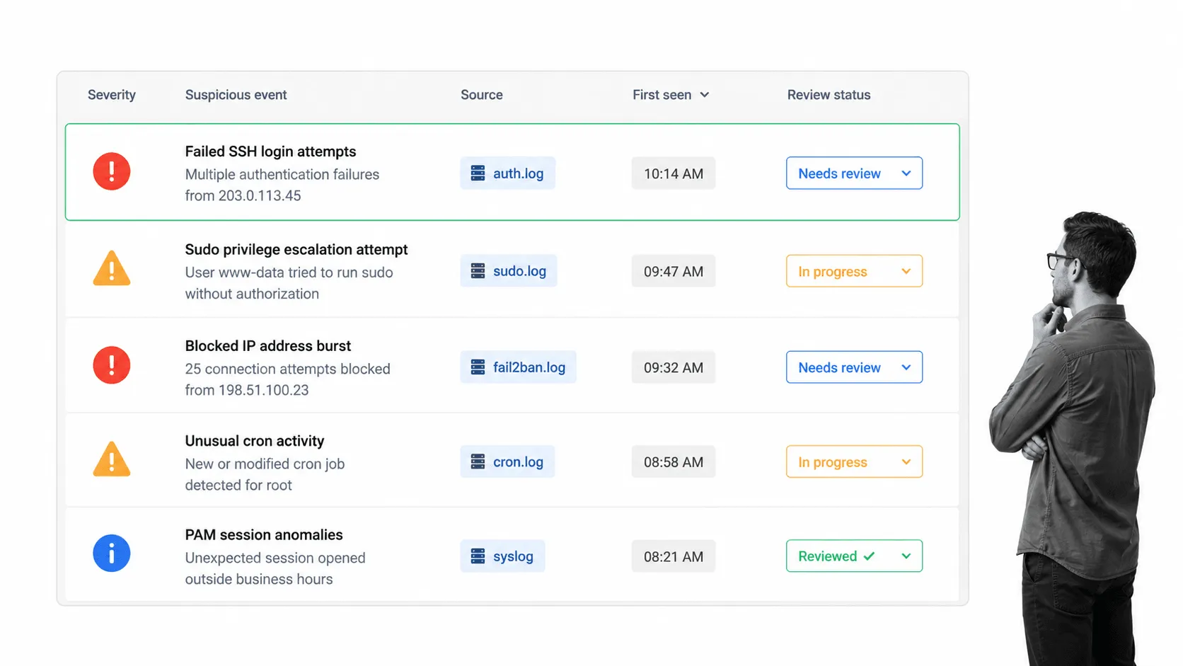 Inline illustration for server security checklist step 13