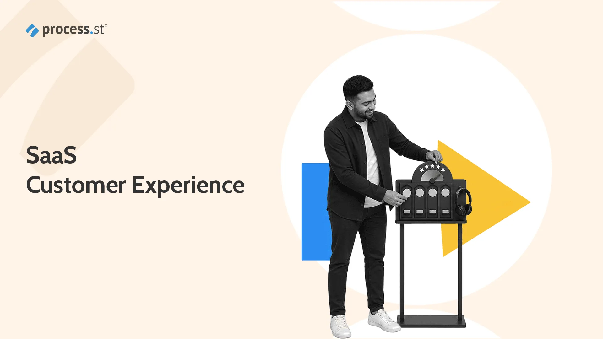 Customer success operations lead adjusting a customer experience service console for SaaS education, support, community, and renewal.