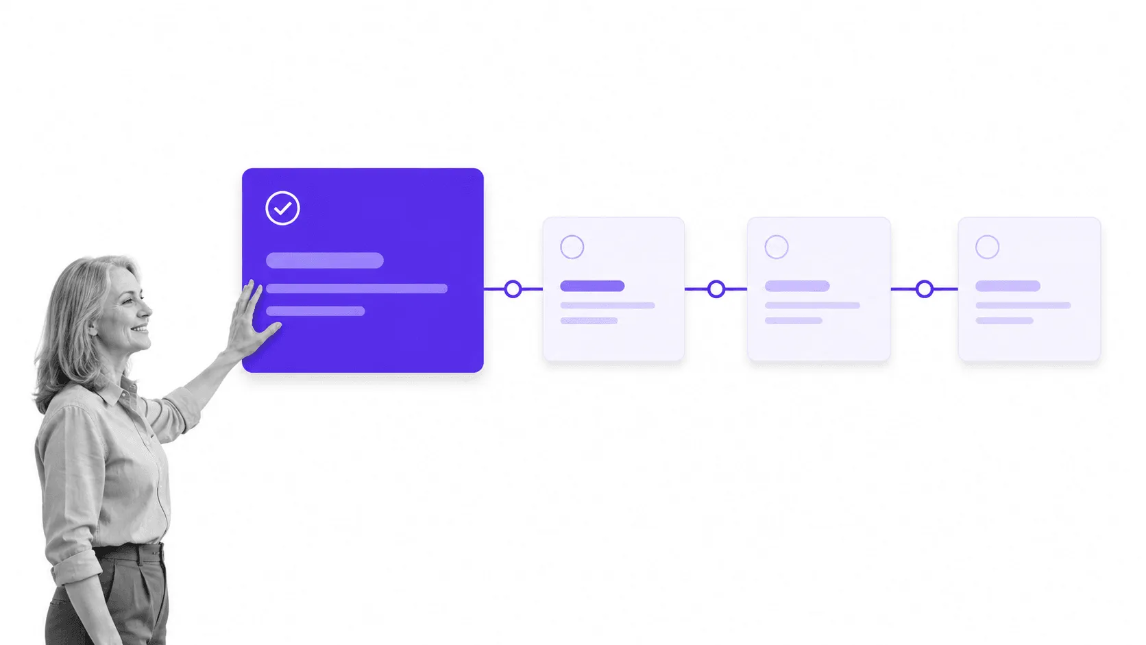 A professional placing the highest-priority task first