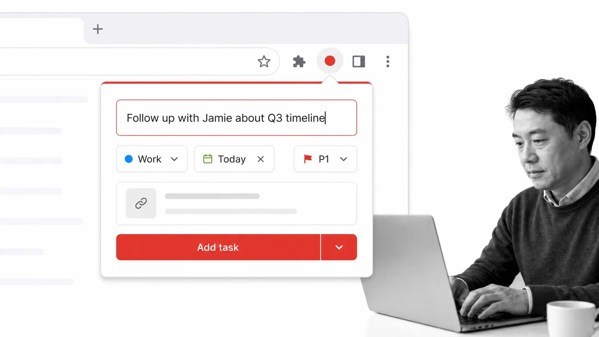 Productivity extensions for task capture and focus