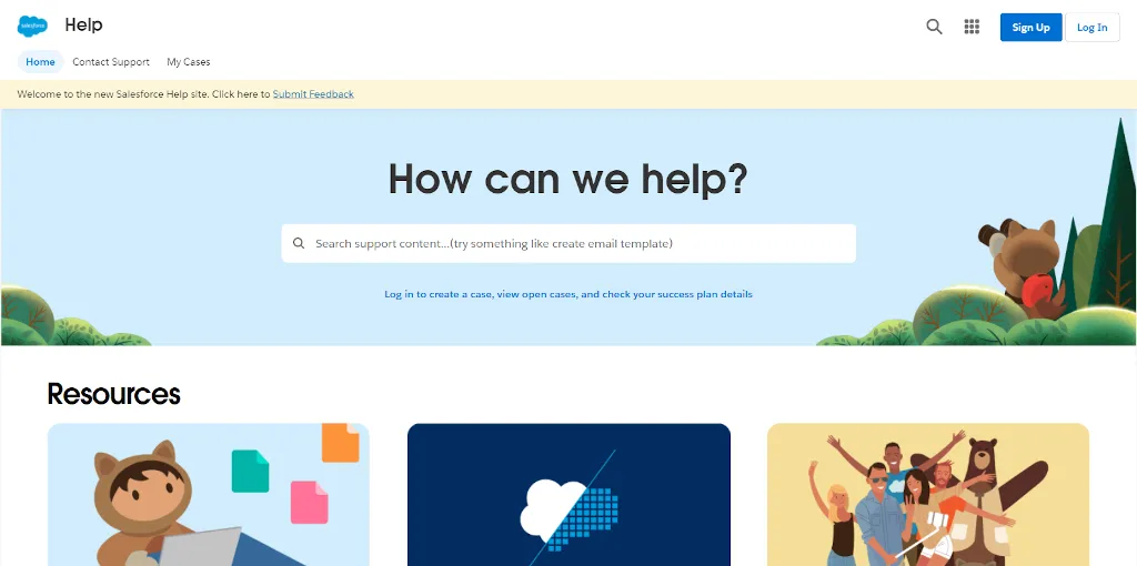 Salesforce Help Site