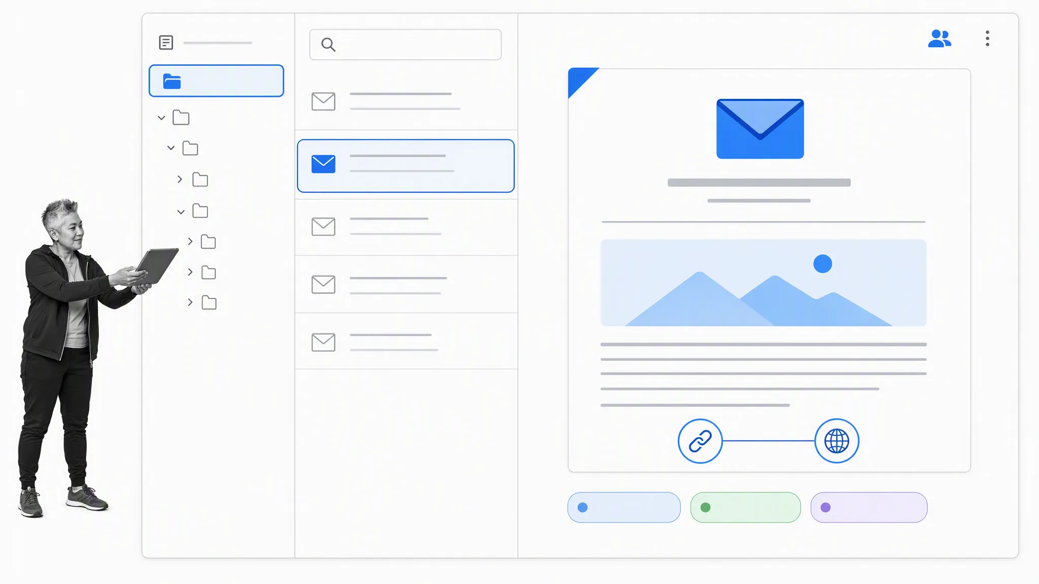 Searchable copywriting swipe file organized with tags and source details