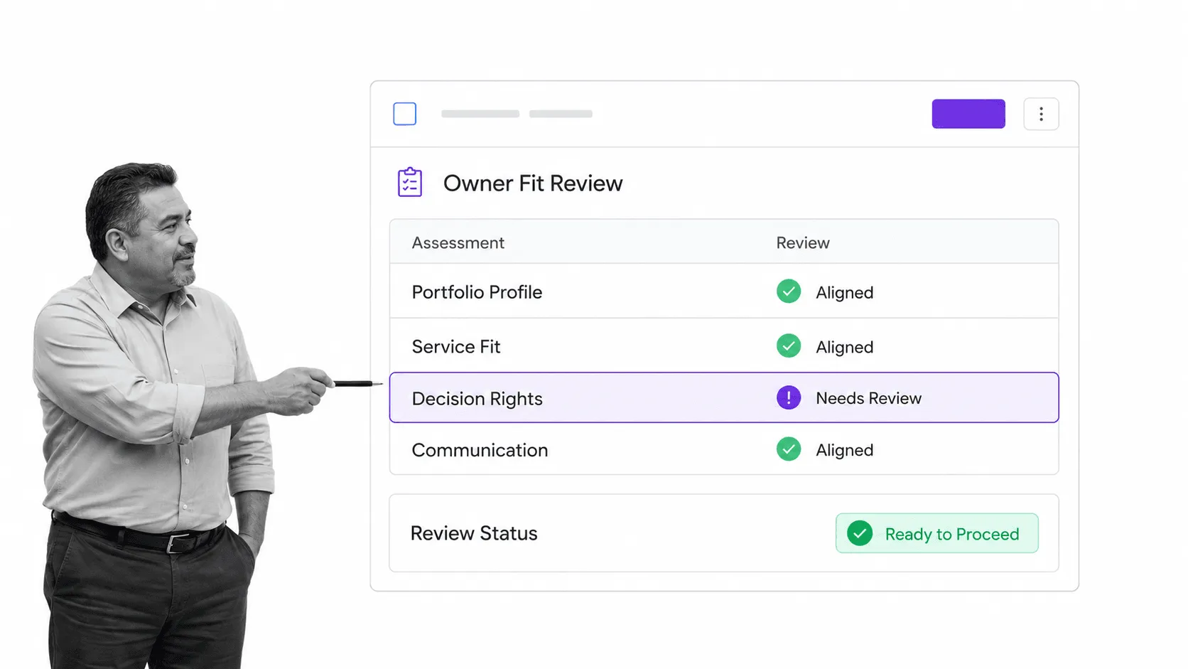Landlord screening workflow with portfolio fit and agreement checks