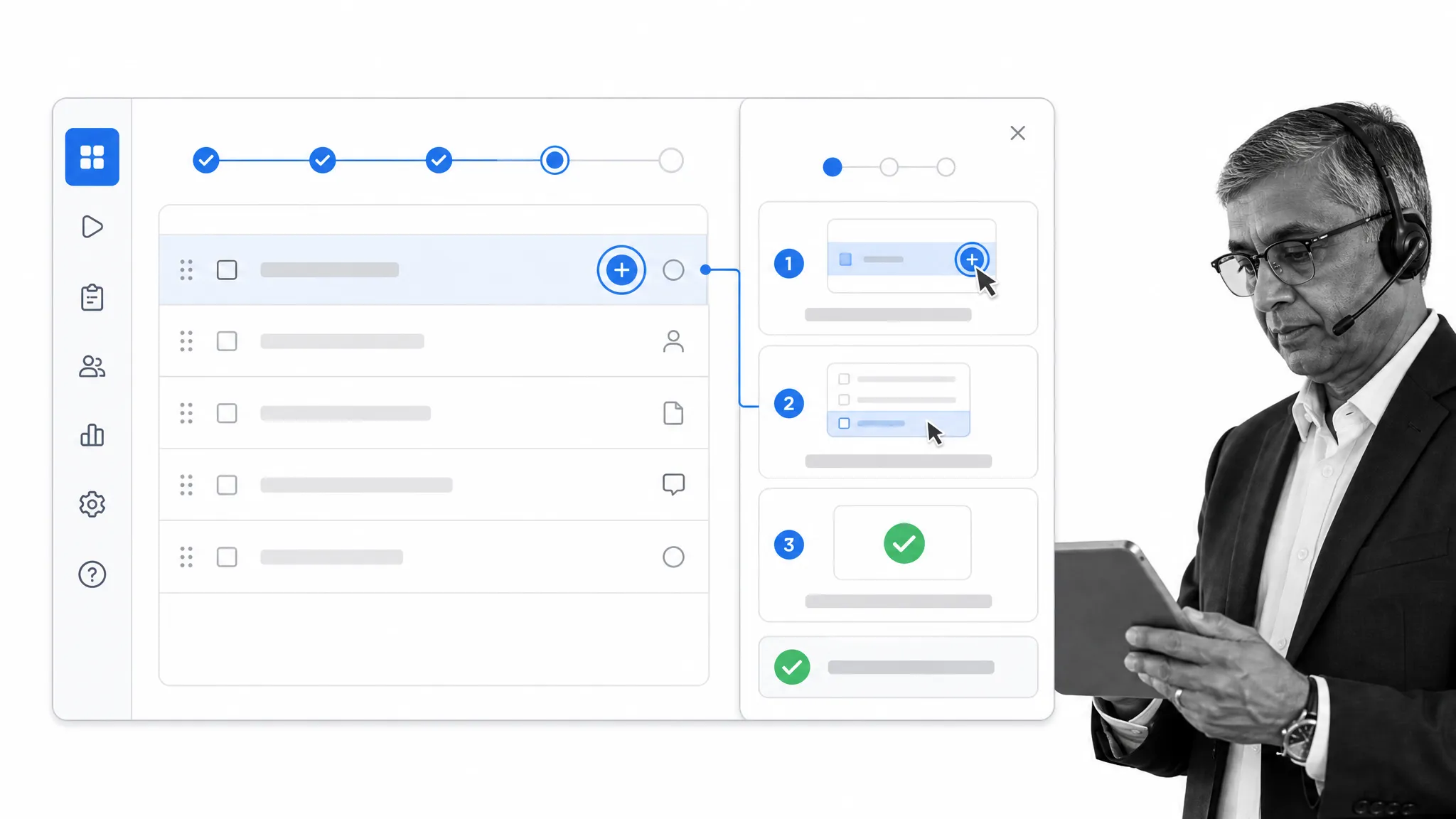 Contextual how-to guide attached to a product control