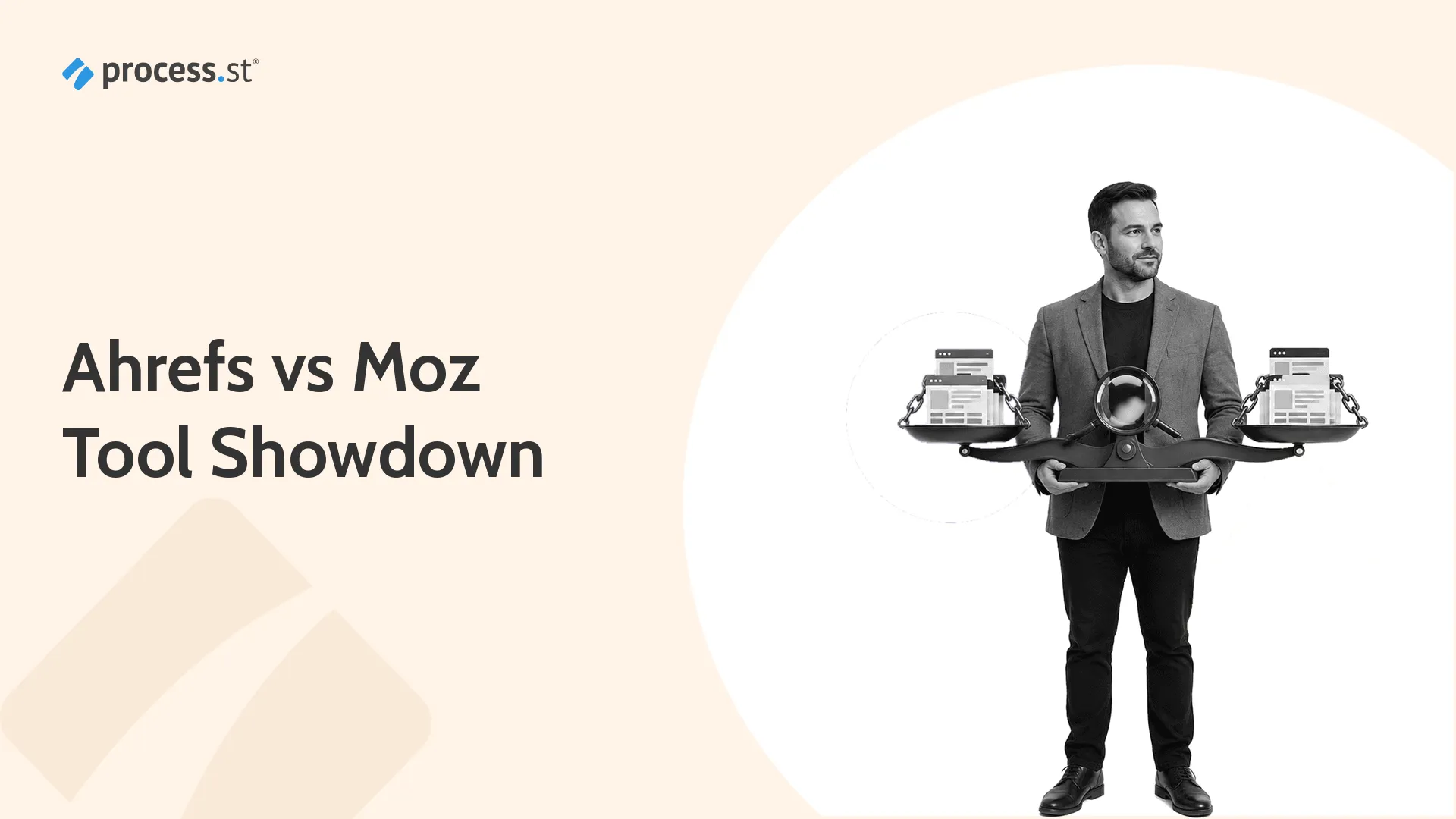 SEO strategist weighing Ahrefs and Moz in a tool comparison