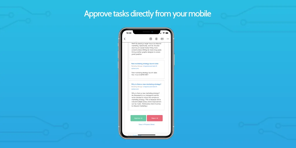 mobile approvals