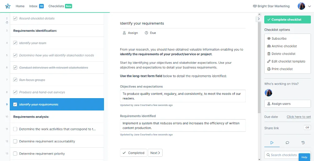 Business-requirements - define requirements