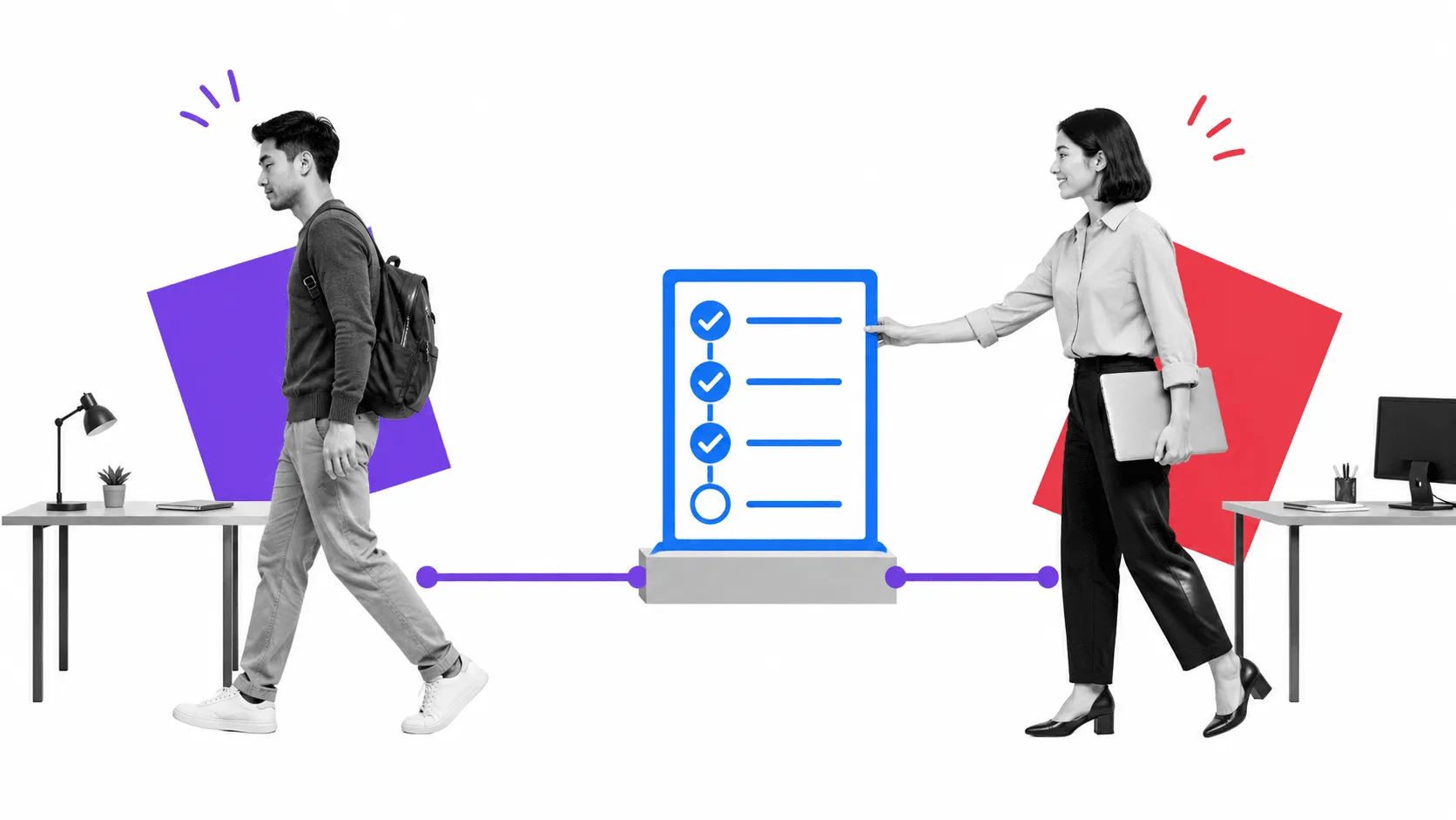 One employee leaving while a repeatable process stays anchored in place and a colleague from another function picks it up and keeps running it