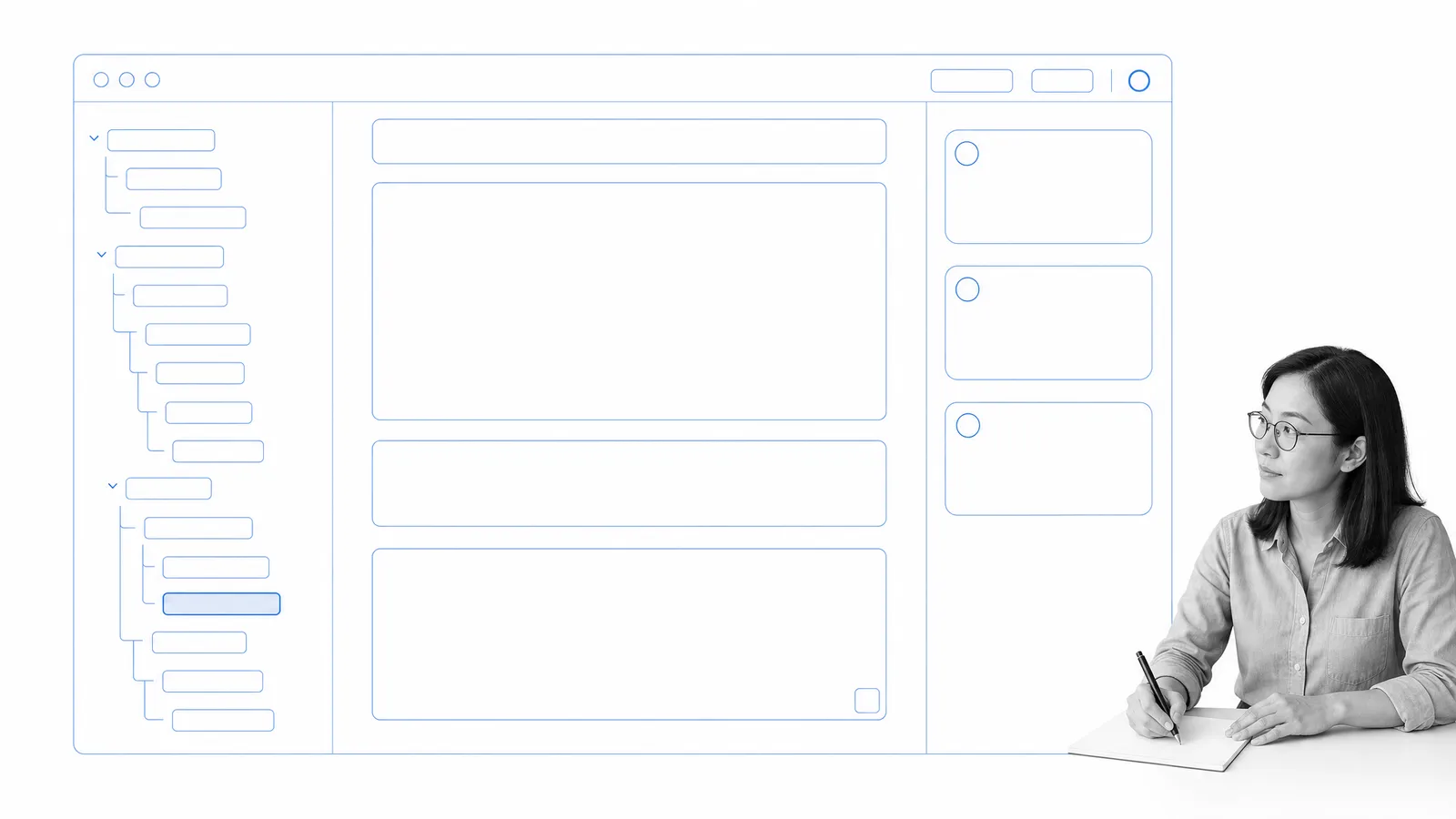 Confluence space and page editor for shared team knowledge