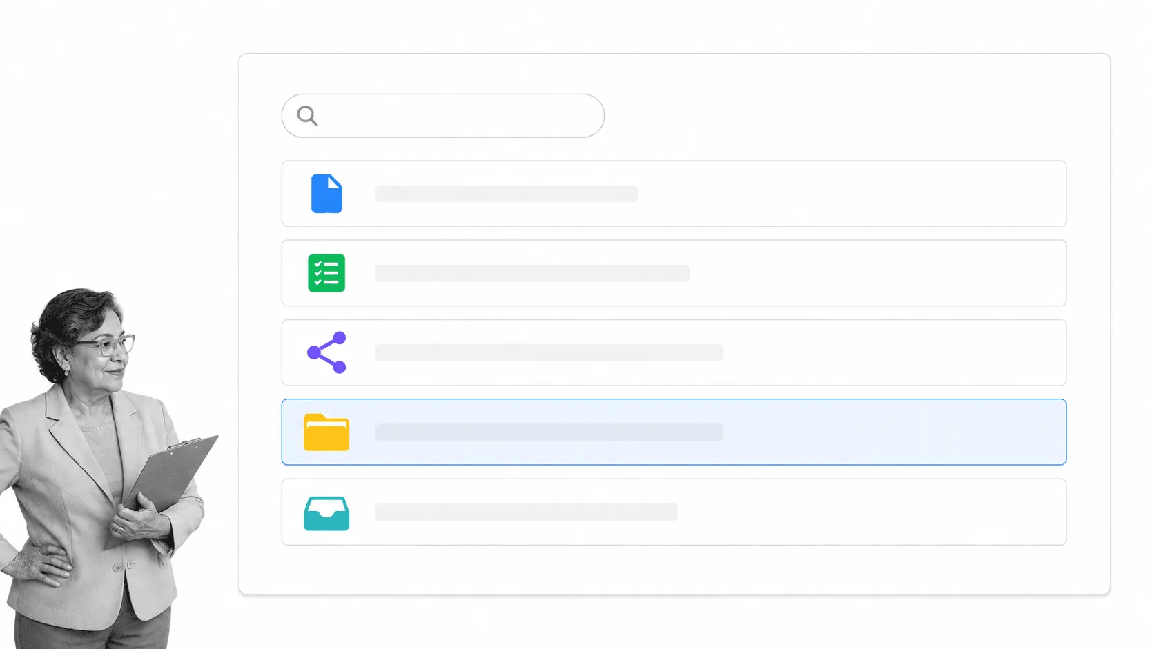 Workflow library using distinct icons to improve recognition