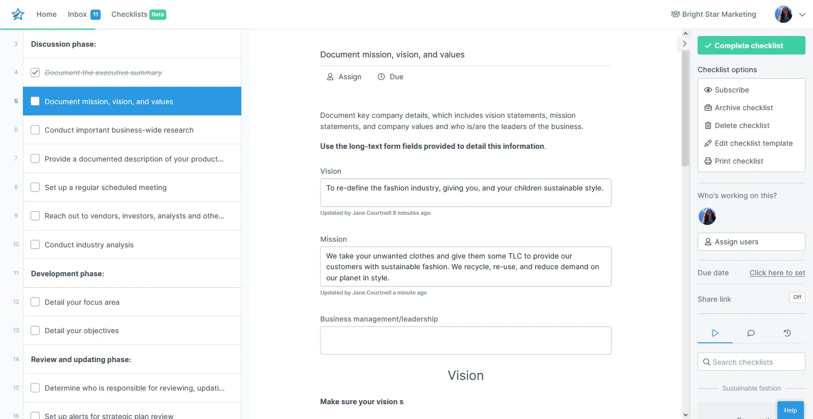 Strategic planning template - image 2