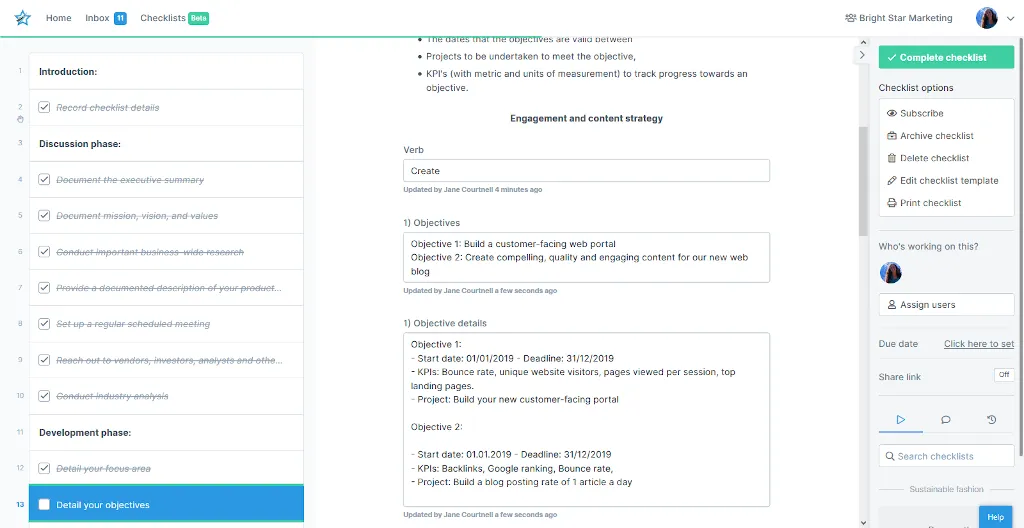Strategic planning template - image 4