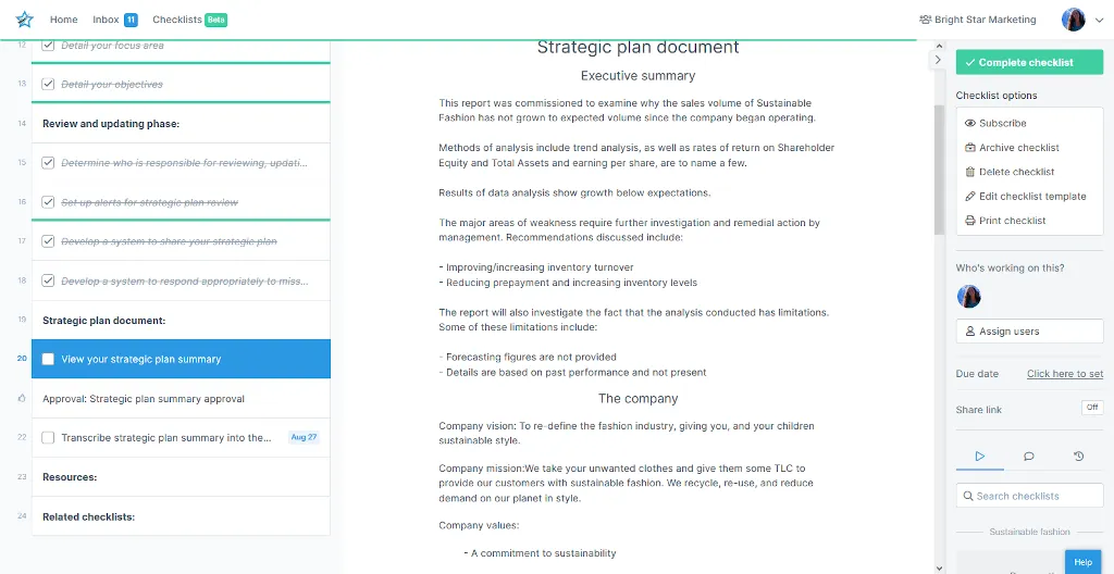 Strategic planning template - image 6