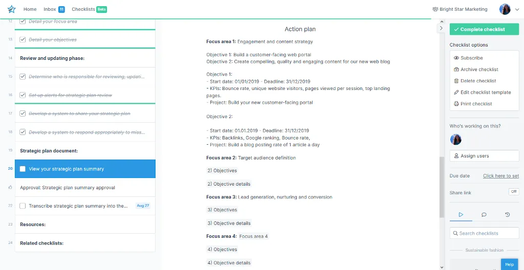 Strategic planning template - image 7