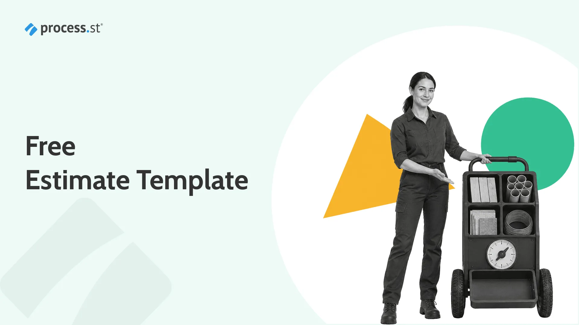 Cost estimator balancing a contractor quantity-takeoff cart for an accurate job estimate