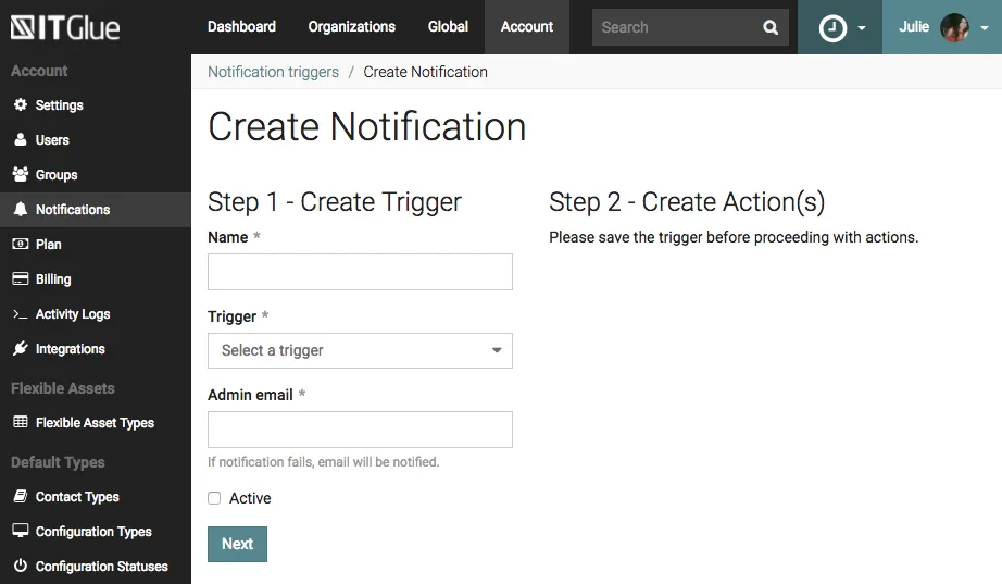 create a runbook