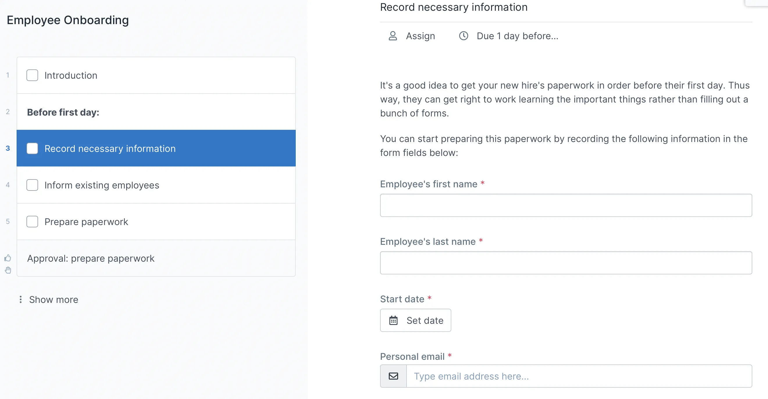 build hybrid teams employee onboarding workflow
