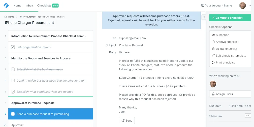 procurement example 2