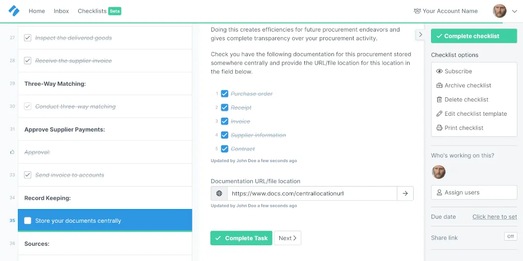 procurement example 5