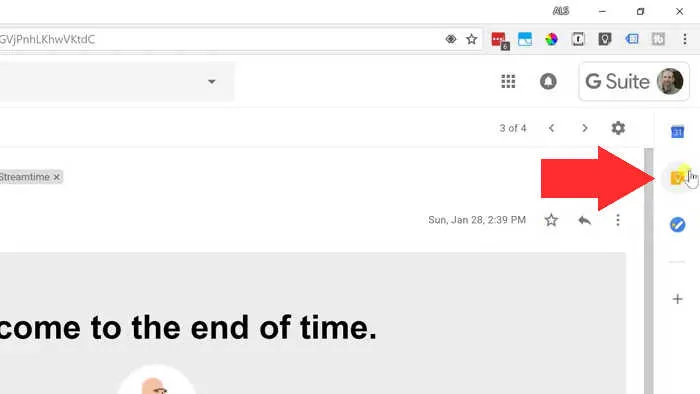 keep in gmail