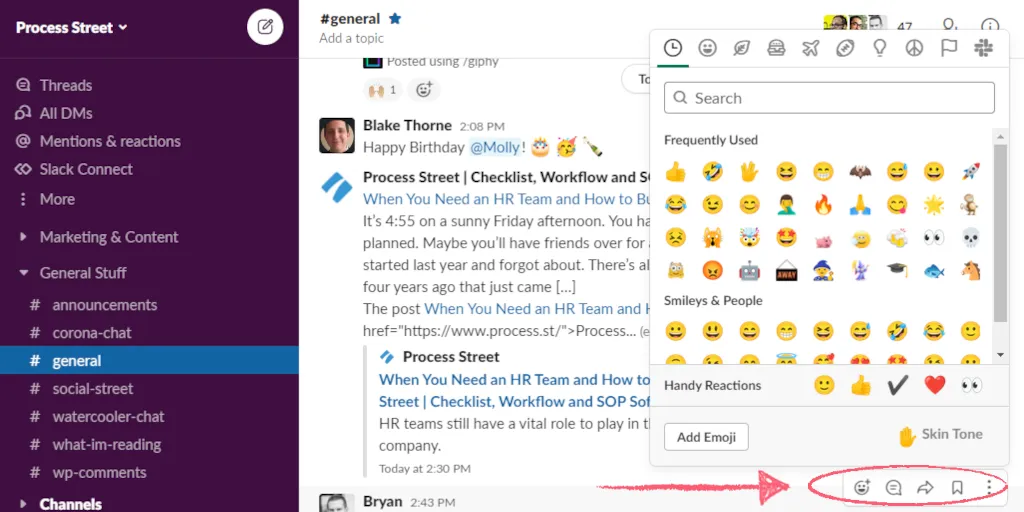 slack tips