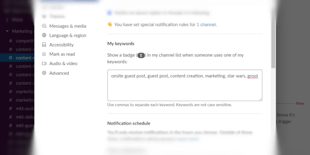 slack tips