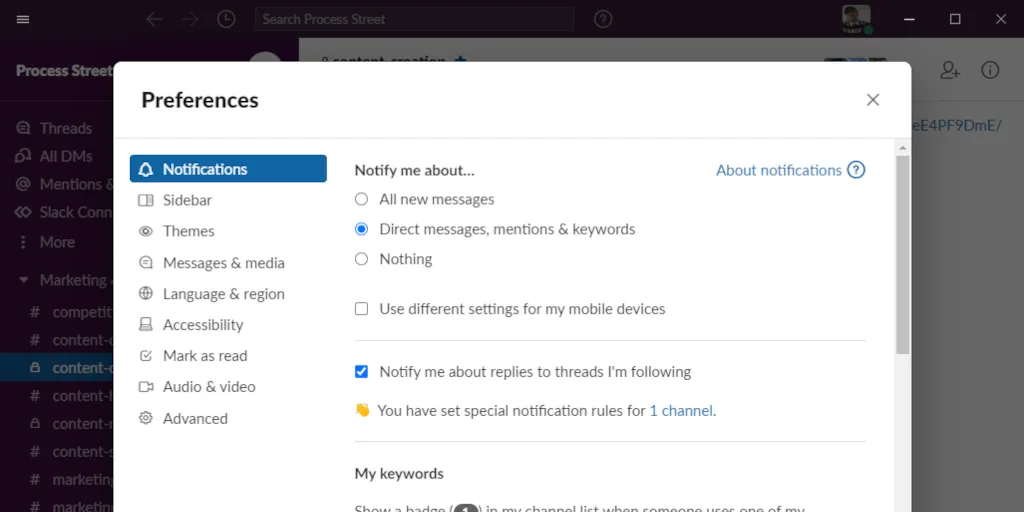 slack tips