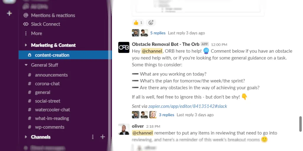 slack tips