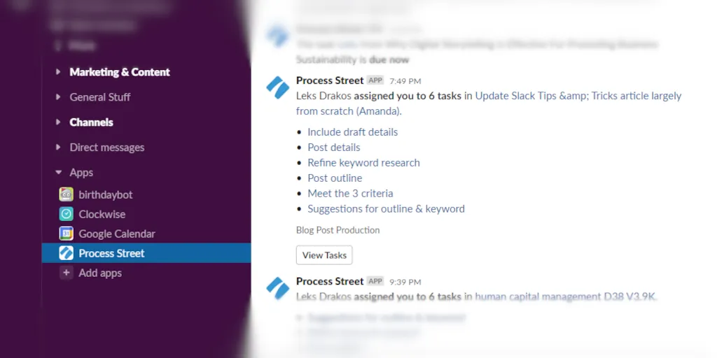 slack tips