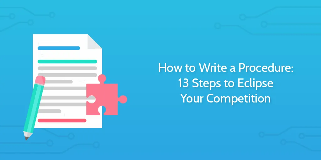 how to write a procedure - header